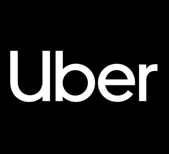Uber タクシーのロゴ